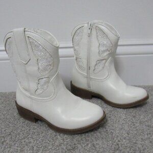 Girls Madden Girl Cowgirl Boots White 11